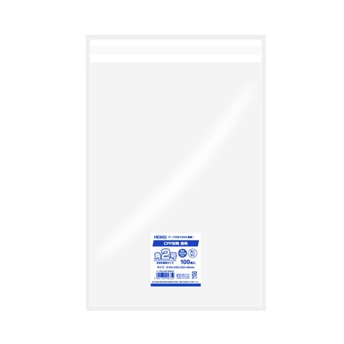 CPP封筒 角2 透明 100枚