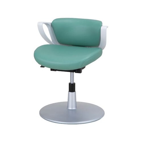 患者用いす ピコラ 円盤脚 グリーン