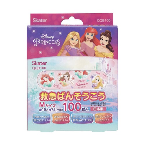 救急ばんそうこう Mサイズ プリンセス 100枚入
