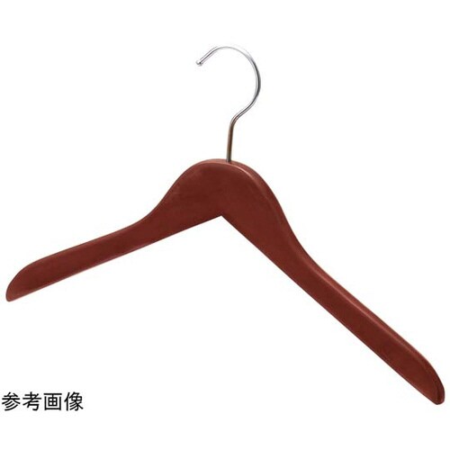 木製ハンガー ブラウン 平型(メープル)