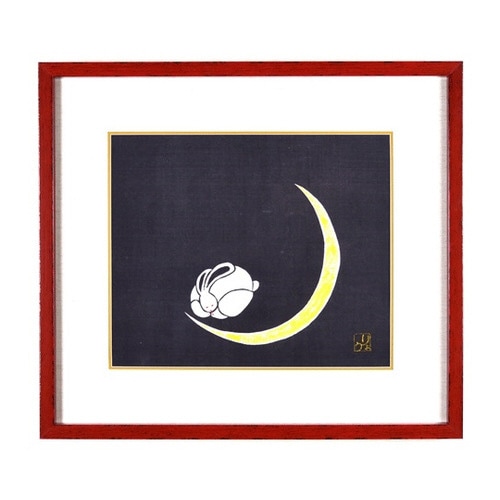 絵画 「宵待ち月」 (作者名:小川良子)