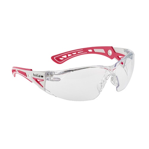 保護メガネ RUSH+WHITE/PIN