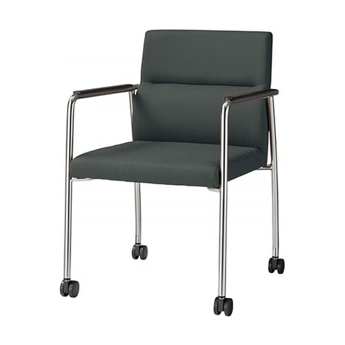 会議用イス ダークグレー