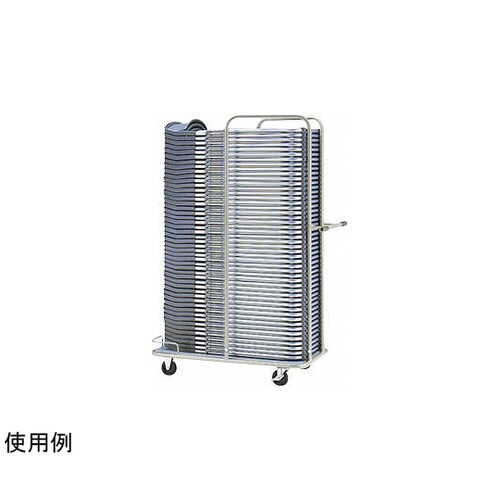 折りたたみイス用収納台車