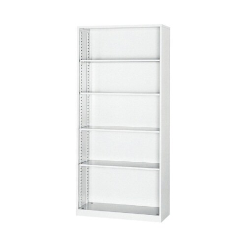 A4対応書庫 ホワイト オープン H18