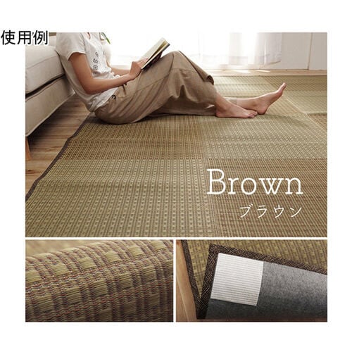 ラグ い草 コンパクト ベーシック 吸着