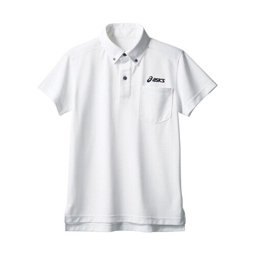 ポロシャツ 兼用 半袖 ホワイト SS