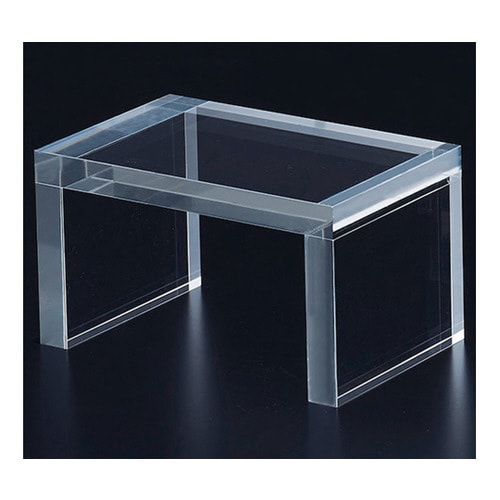 アクリル厚板コの字型ディスプレイ 小