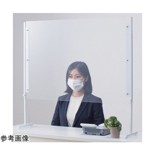 昇降式卓上パーティション クリア W90cm