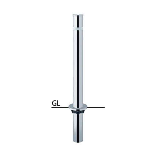 リフター ステンレス 車止め 鎖なし φ76.3