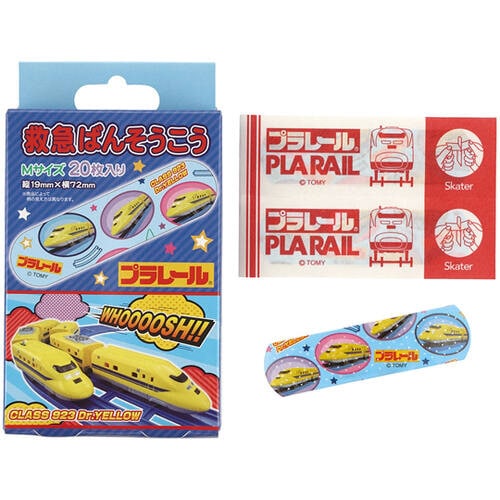 救急ばんそうこう Mサイズ プラレール 20枚入