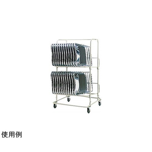 折りたたみイス用収納台車