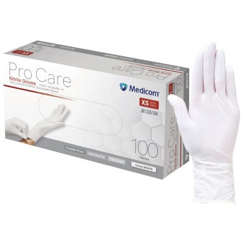 プロケア ニトリルグローブ ホワイト X