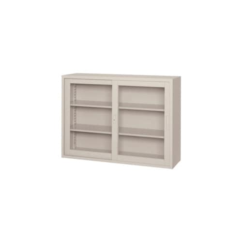 書庫 D400mm ニューグレー ガラス