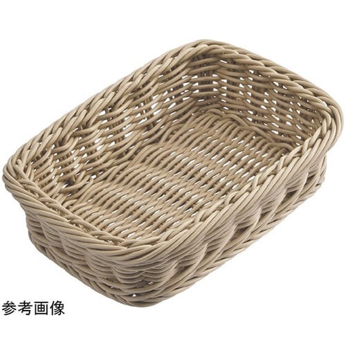 PP製バスケット ナチュラル W25×D