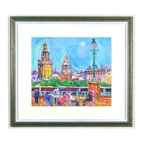 絵画 「セビリア」 (作者名:鈴木康雄)