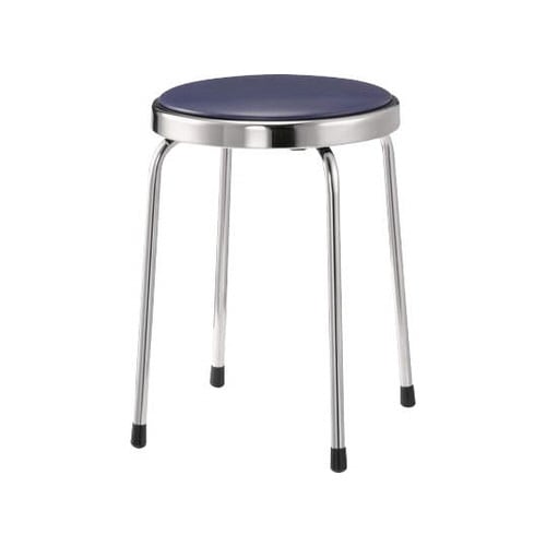 丸イス ダークブルー