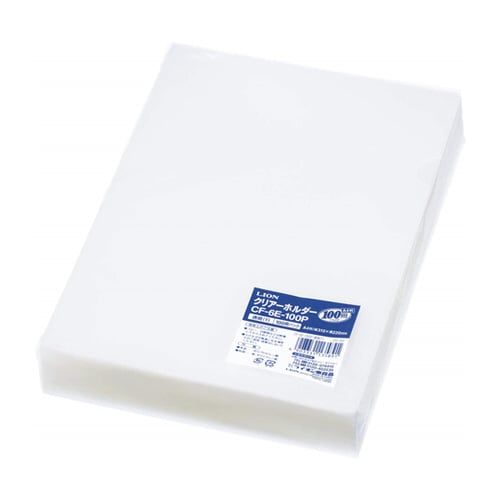 クリアーホルダー 透明 1パック(100冊入)