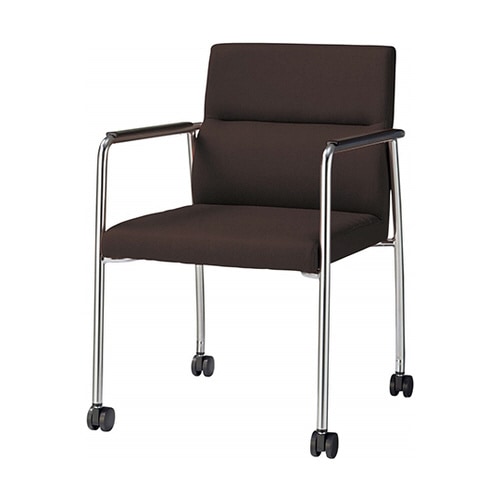 会議用イス ダークブラウン