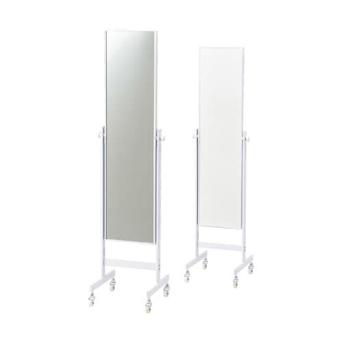 ローコストスチールミラー(鏡厚5mm)ホワイト