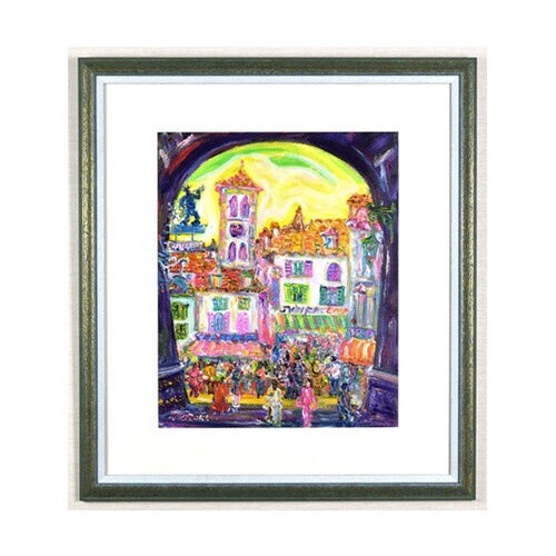 絵画 「マドリードの夏」 (作者名:鈴木康雄)