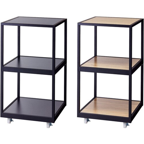 キャスター付き3段テーブル W60cm