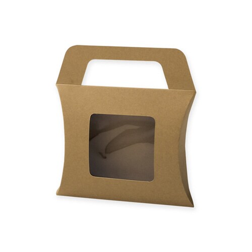 クラフトギフトBOX 窓付ピローM 10枚入