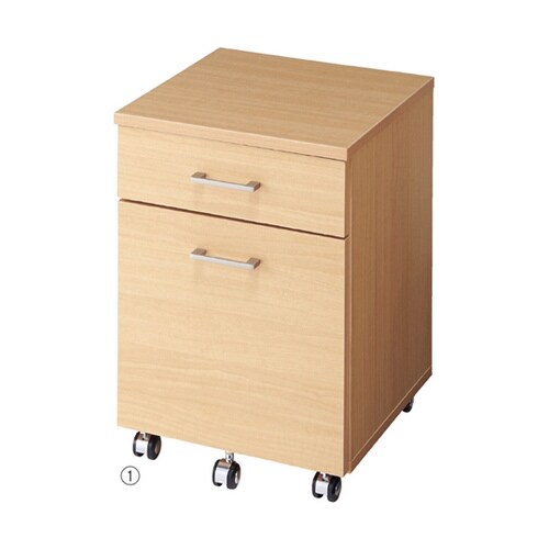 ワゴンキャビネット エクリュ