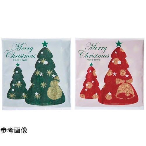 クリスマス・ジャガードタオルハンカチ 100個