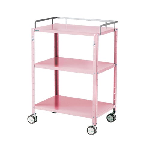 カラフルステンワゴン(フック付き) ラージ ピンク