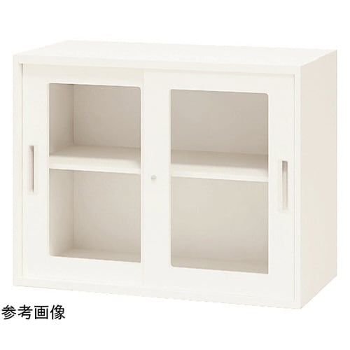 ガラス引違い書庫(枠付) 900×400×700