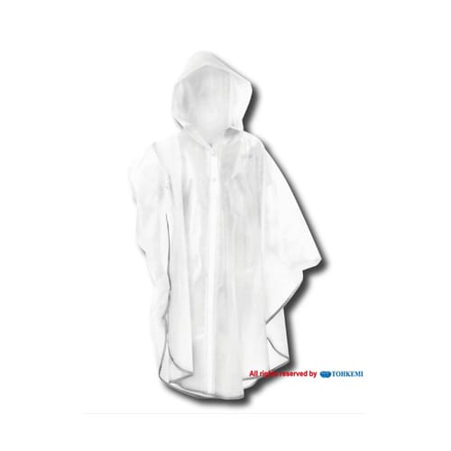 EVAレインポンチョ ホワイト F 1ケ
