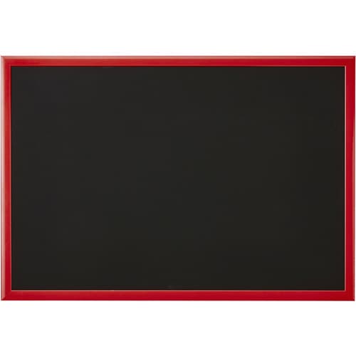 カラーアルミ枠 マーカー用メニューボード 赤枠