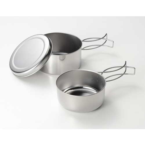 コンパクトに収納できるクッカー 3点セット