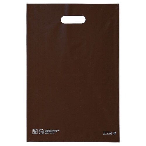 ポリ袋ソフト型 ブラウン 30×45cm