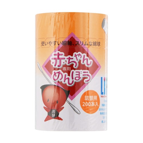 赤ちゃん専用めんぼう 詰替 12個×12箱入