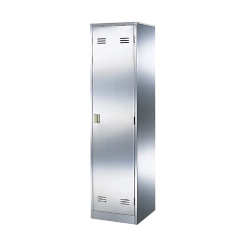 ステンレス掃除用具入れ