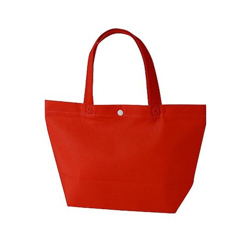 不織布バッグ 船底ホック付き 特小 赤 200枚入