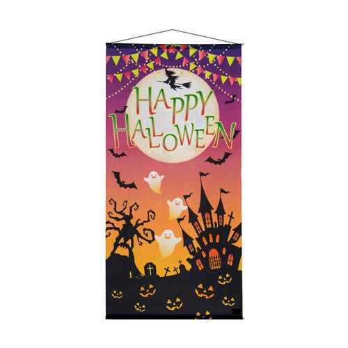 ハロウィンタペストリー ピンクハロウィン