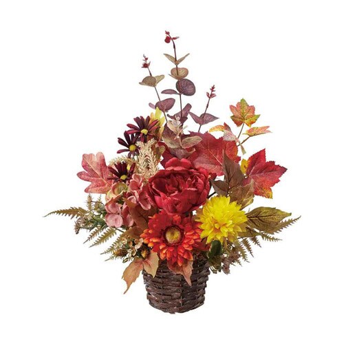 オータムピオニー秋造花アレンジ 47cm