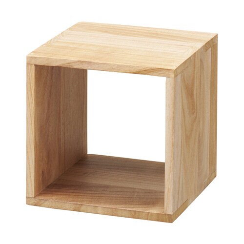 木製ディスプレイボックス ナチュラル 20cm角