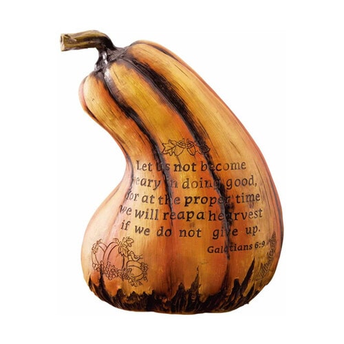 パンプキンオブジェオレンジ かぼちゃ置物 変形型