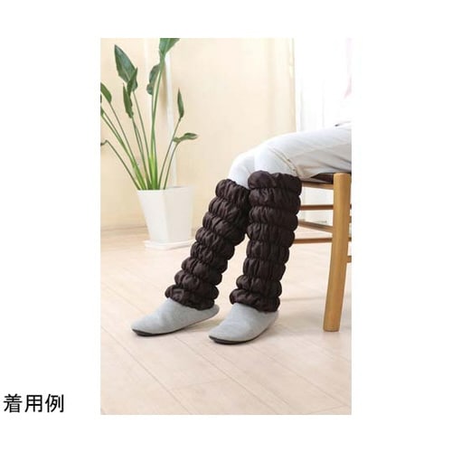 オーラ岩盤足首ウォーマー 極 ブラウン ロング