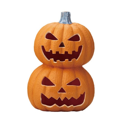 LEDパンプキンランタン ハロウィン飾り 2連