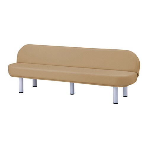 リクライニング丸型ベンチ モカ