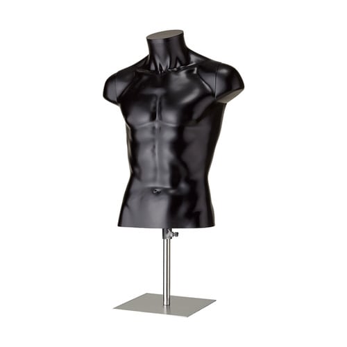 PP製 卓上紳士トルソー M 黒