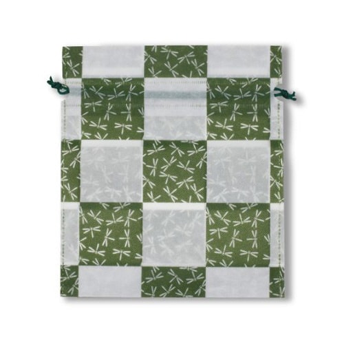 不織布巾着C蜻蛉柄 ハーブ 1箱(1000枚入)