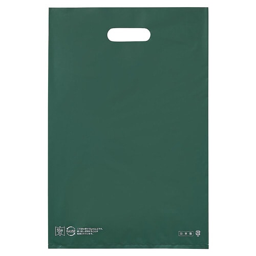 ポリ袋ハード型 ダークグリーン 25×4