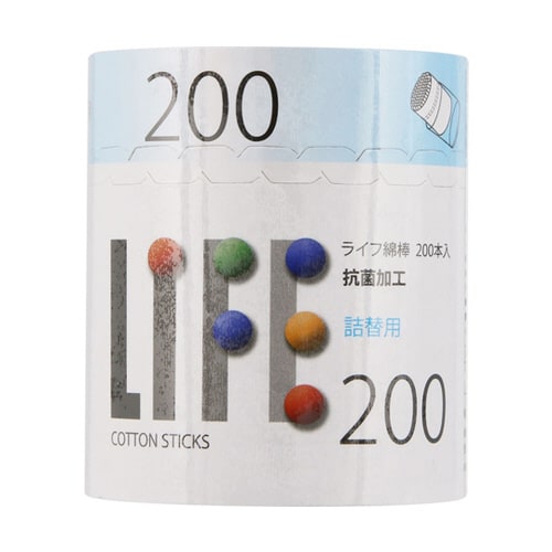 ライフ綿棒 詰替用 10個×10箱入