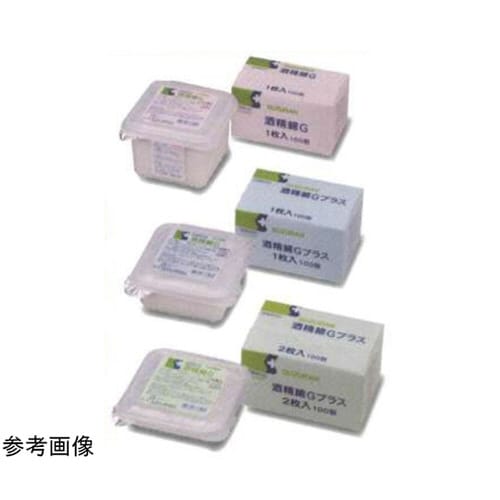 酒精綿G プラス 1箱(1枚×100包)